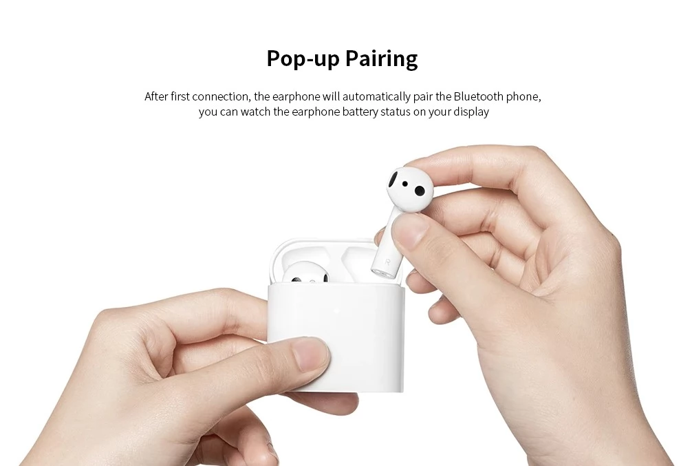 Xiaomi Air 2 TWS Wireless bluetooth 5.0 Earphone with Charging Box